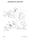 Refrigerator liner parts