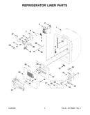 Refrigerator liner parts