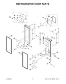 Refrigerator door parts