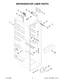 Refrigerator liner parts