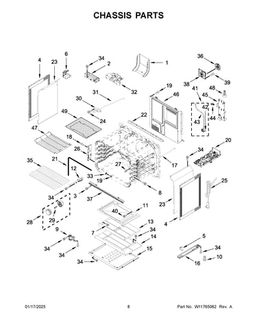 Chassis parts