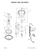 Basket and tub parts