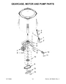 Gearcase, motor and pump parts