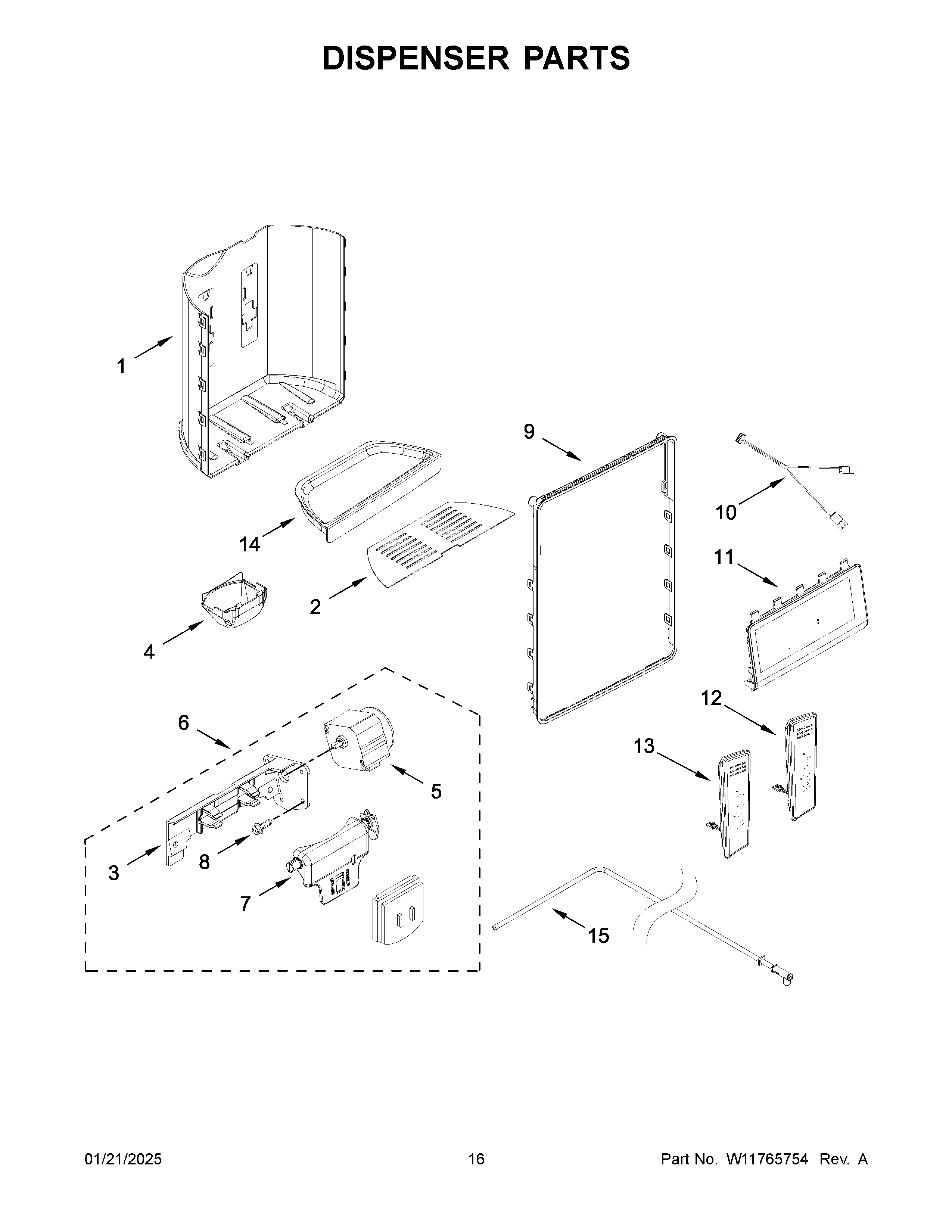 Dispenser parts
