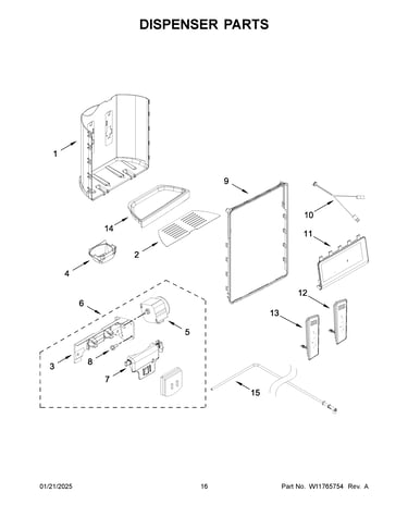Dispenser parts