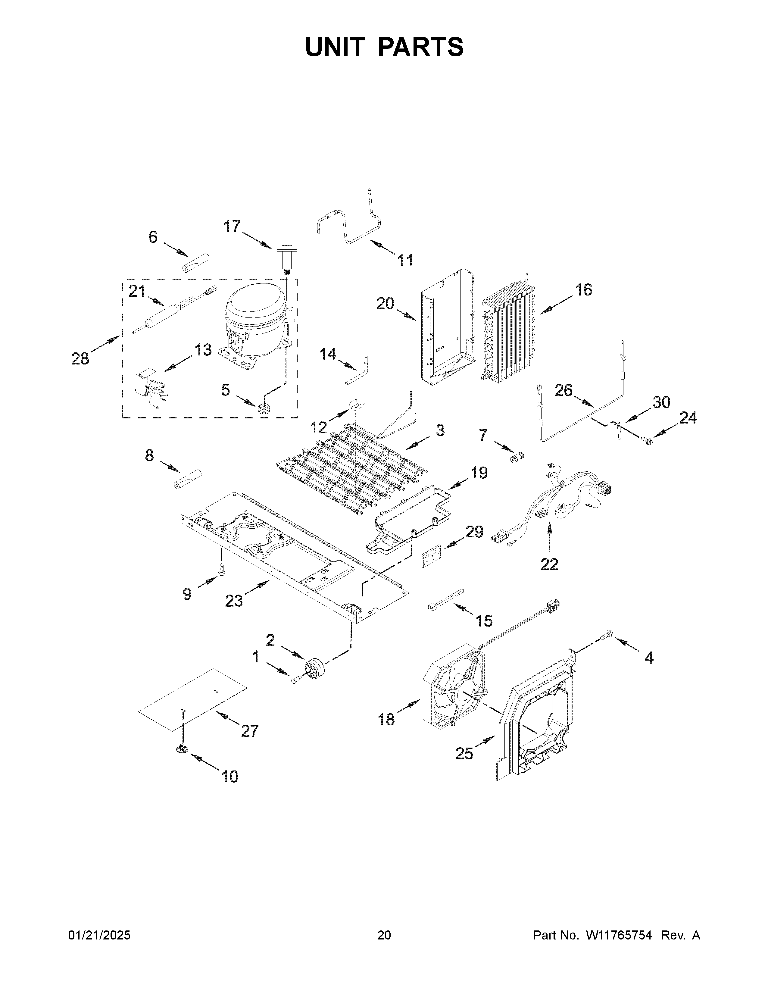 Unit parts