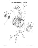 Tub and basket parts