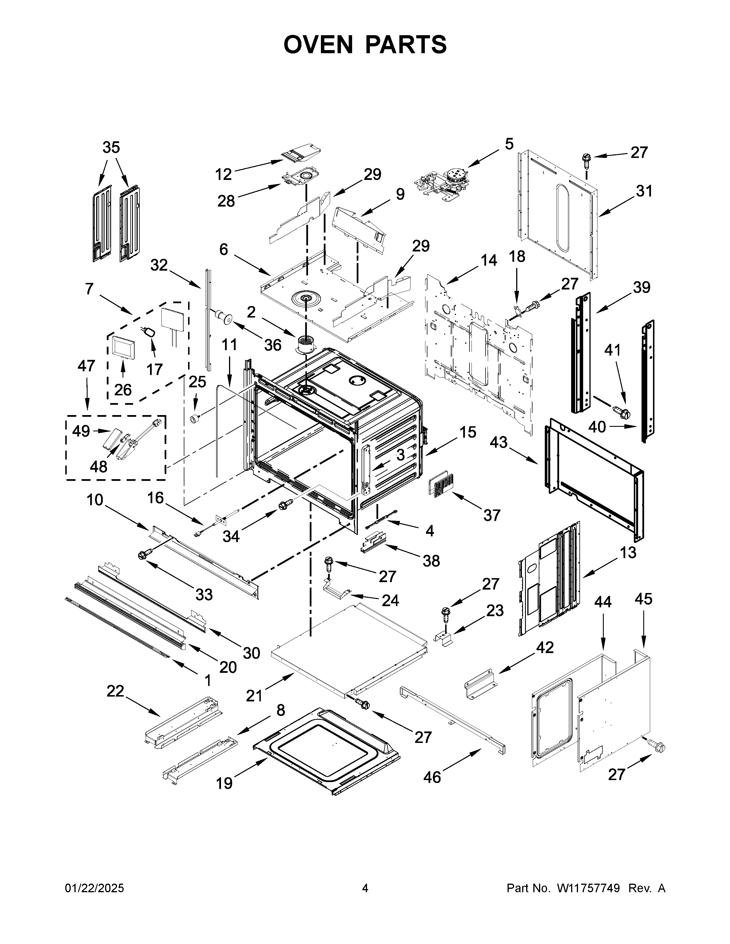 Oven parts