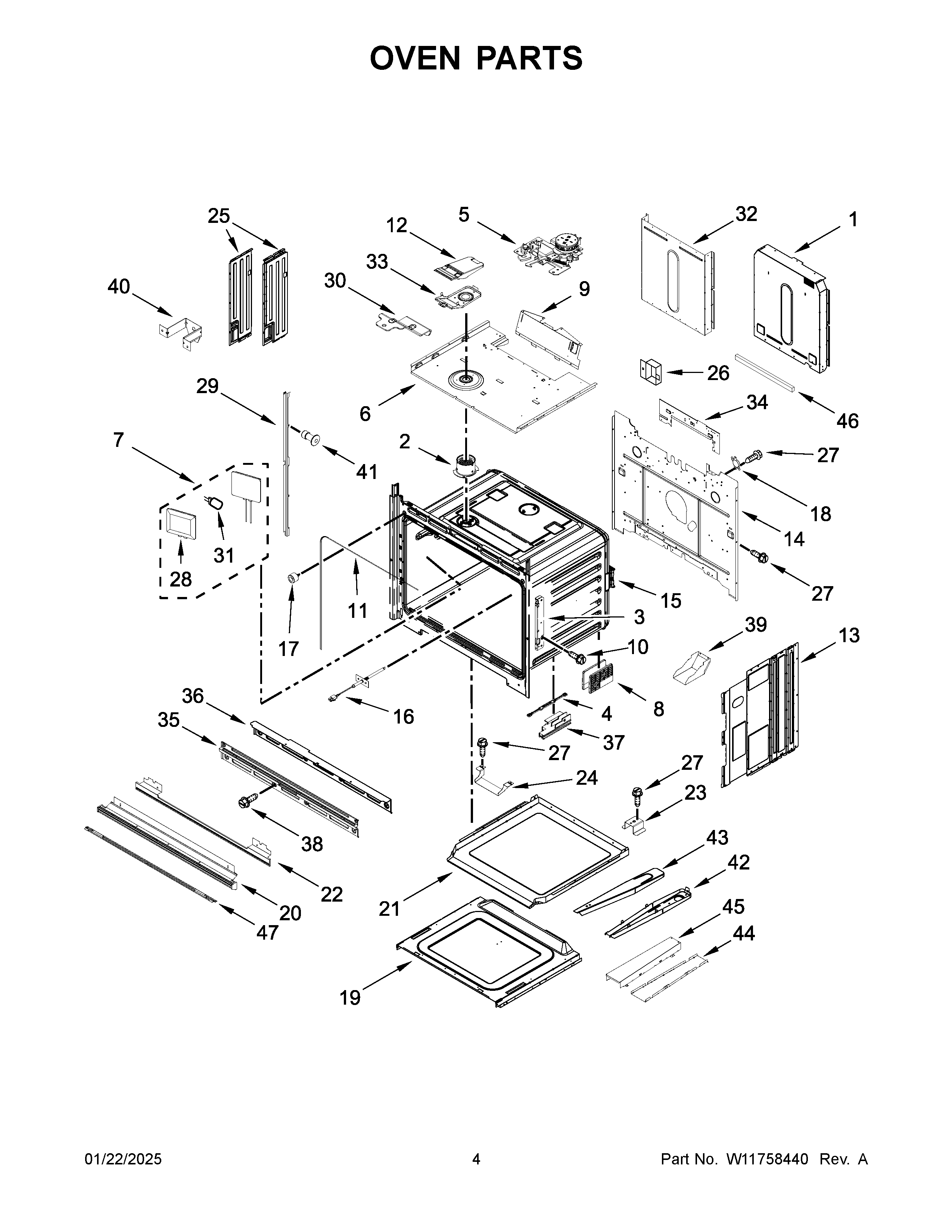 Oven parts