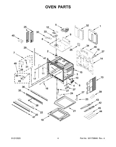 Oven parts