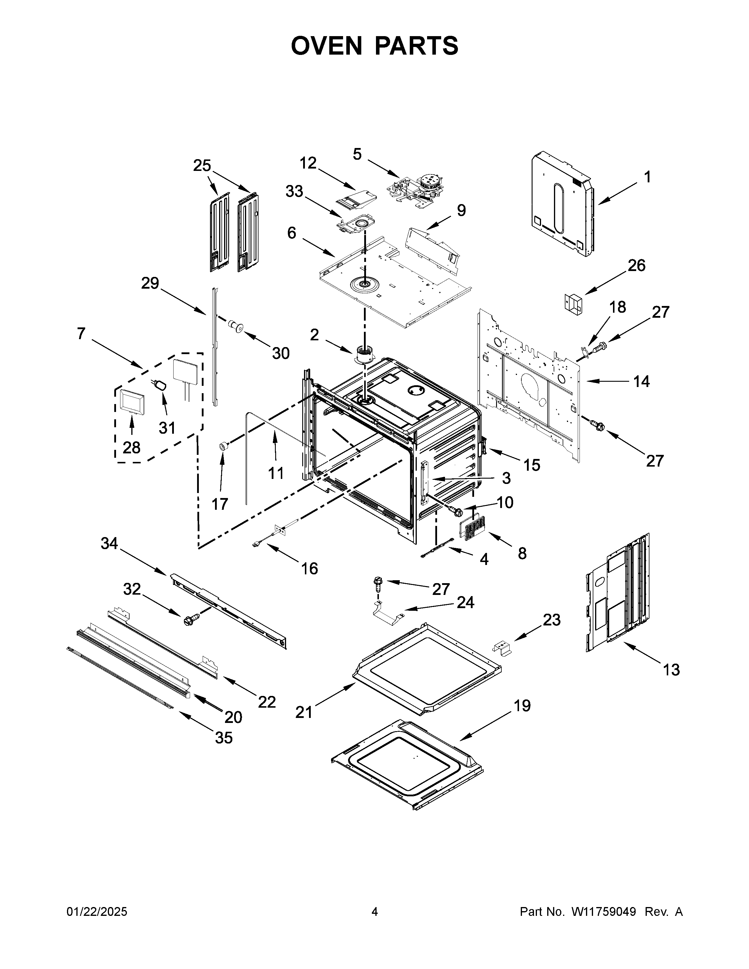 Oven parts