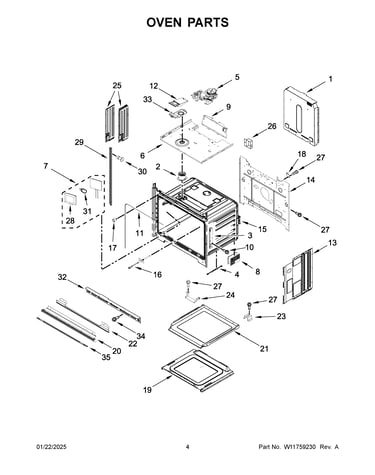 Oven parts