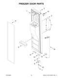 Freezer door parts