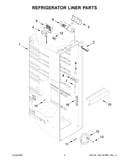 Refrigerator liner parts