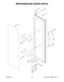 Refrigerator door parts