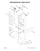 Refrigerator liner parts