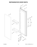Refrigerator door parts