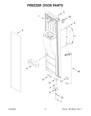 Freezer door parts