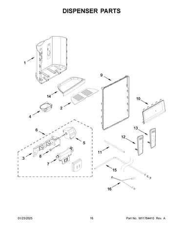 Dispenser parts