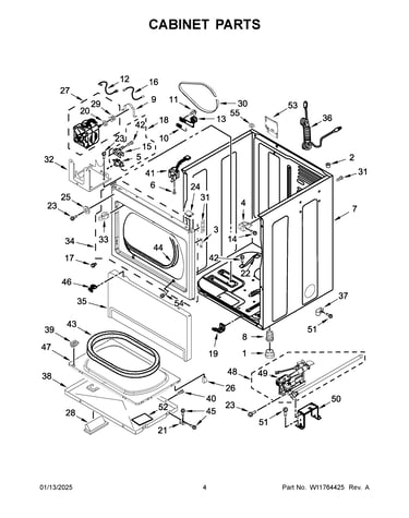 Cabinet parts
