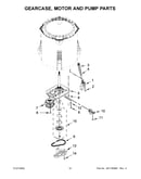 Gearcase, motor and pump parts