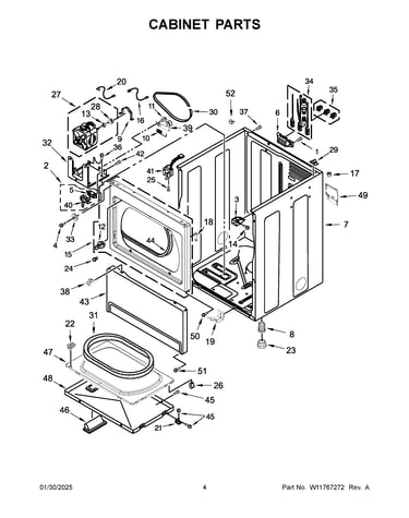 Cabinet parts
