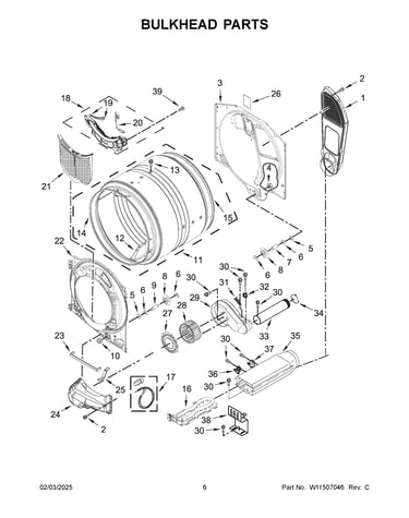 Bulkhead parts