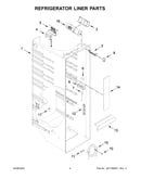 Refrigerator liner parts