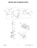 Motor and ice maker parts
