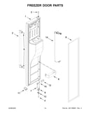 Freezer door parts