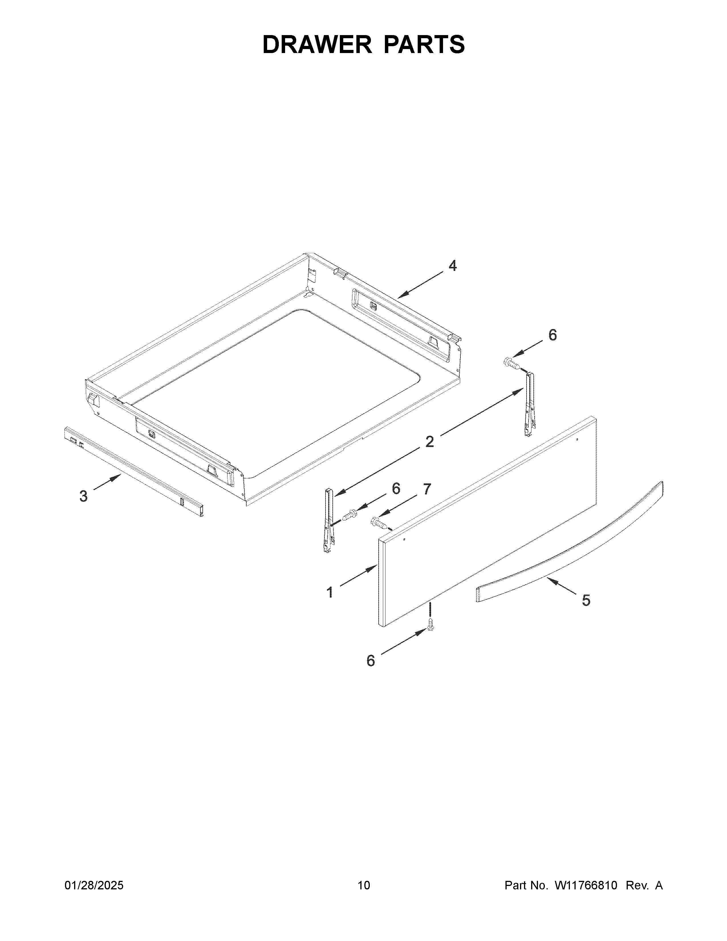 Drawer parts