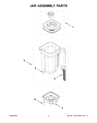 Jar assembly parts