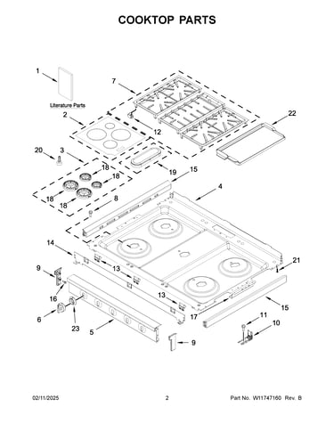 Cooktop parts