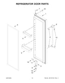 Refrigerator door parts