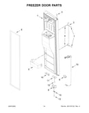 Freezer door parts