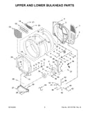 Upper and lower bulkhead parts
