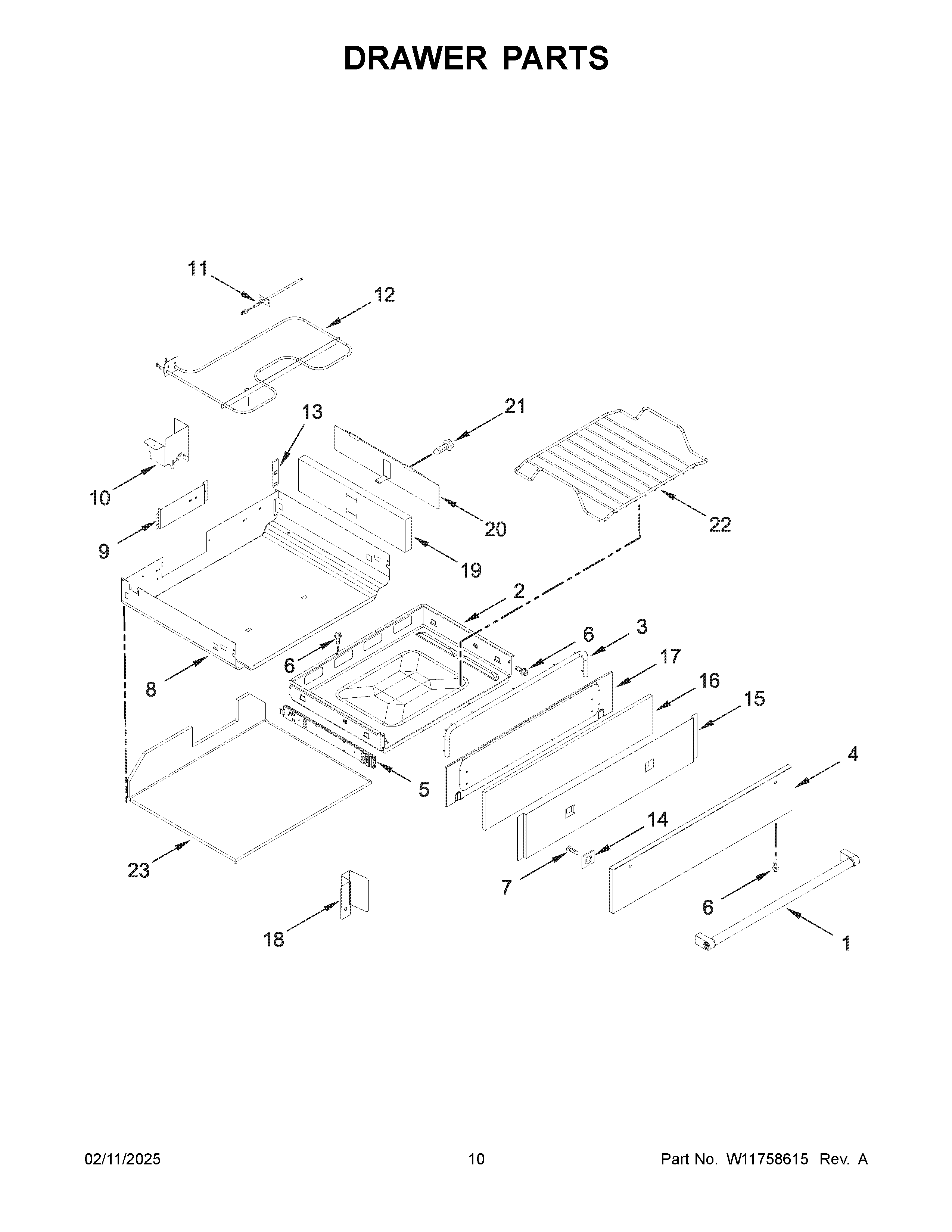 Drawer parts
