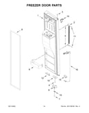 Freezer door parts