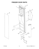 Freezer door parts