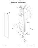 Freezer door parts