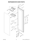 Refrigerator door parts