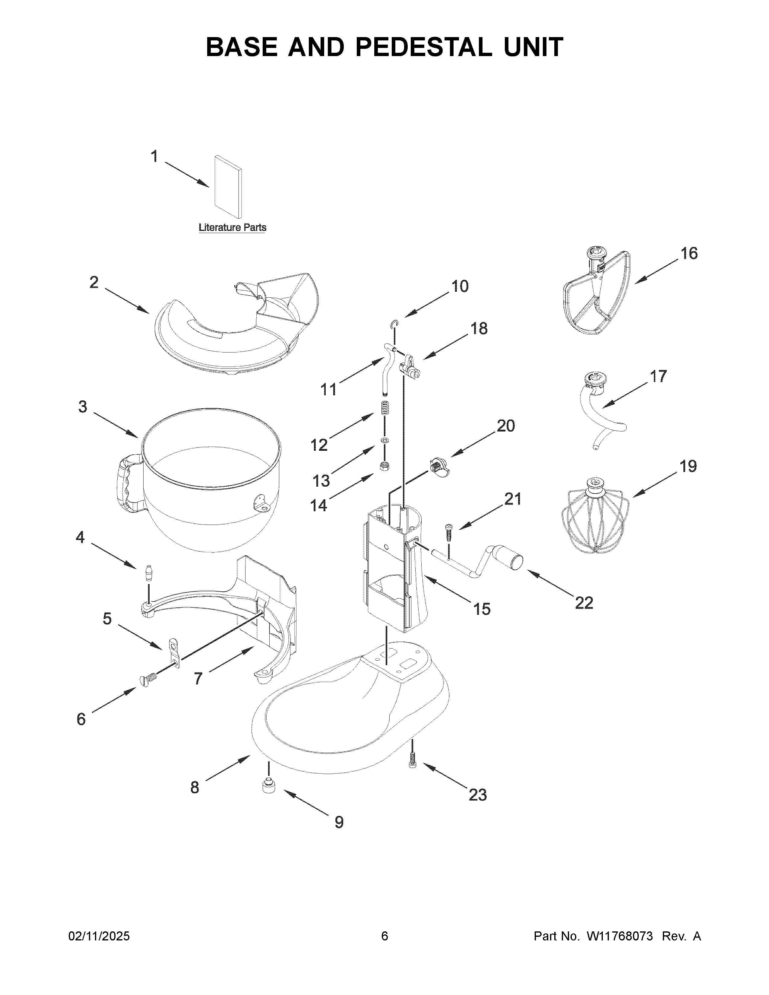 Base and pedestal unit