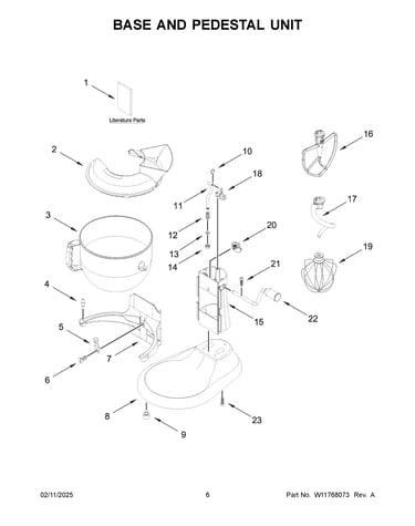 Base and pedestal unit