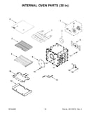 Internal oven parts (30 in)