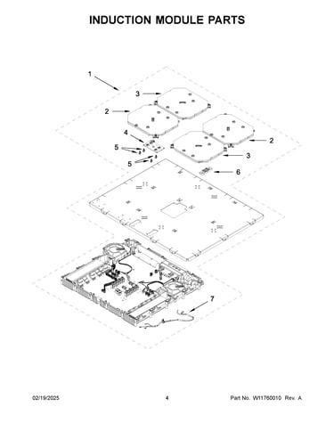 Induction module parts