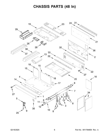 Chassis parts (48 in)