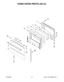 Oven door parts (30 in)