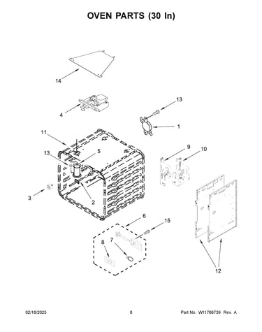 Oven parts (30 in)