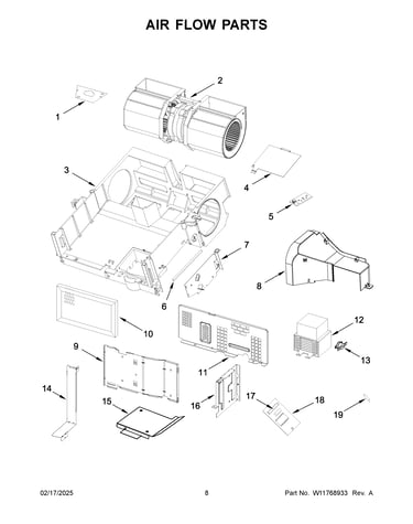 Air flow parts