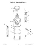 Basket and tub parts